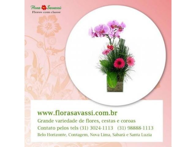 Residencial das Flores Alphaville Nova Lima floricultura flores, cesta de café e arranjos florais