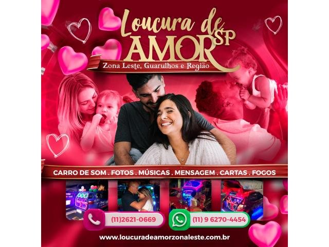 Carro de Mensagem Ao Vivo Para São Paulo, Zona Leste  Guarulhos & Região