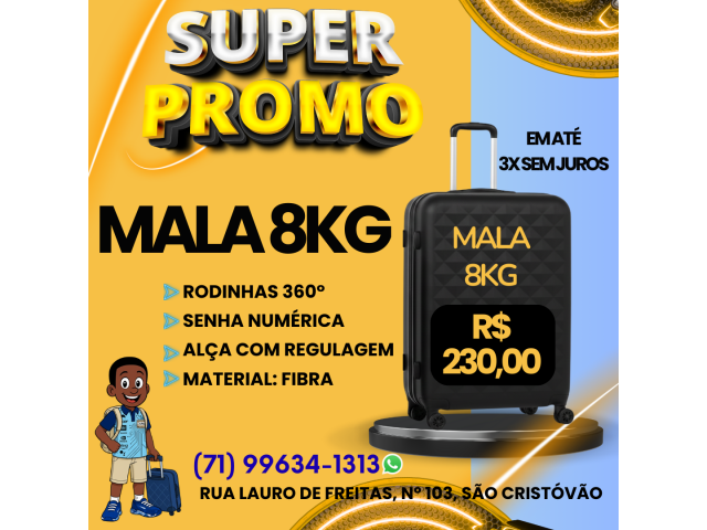 Mala de viagem 8kg