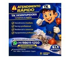 Desentupidora no Jardim Flamboyant em Campinas - Orçamento Grátis