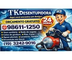 Desentupidora de Rede de Esgoto no Jardim Aurélia em Capinas