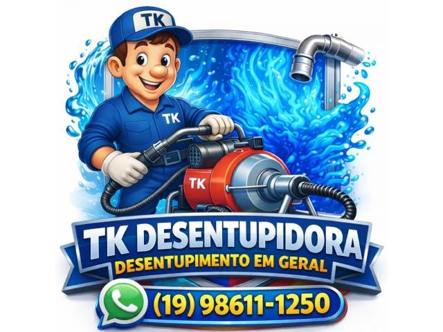 TK Desentupidora em Campinas - Ótima Empresa de Desentupimento (19) 98611-1250