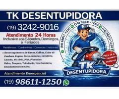 TK Desentupidora em Campinas - Ótima Empresa de Desentupimento (19) 98611-1250
