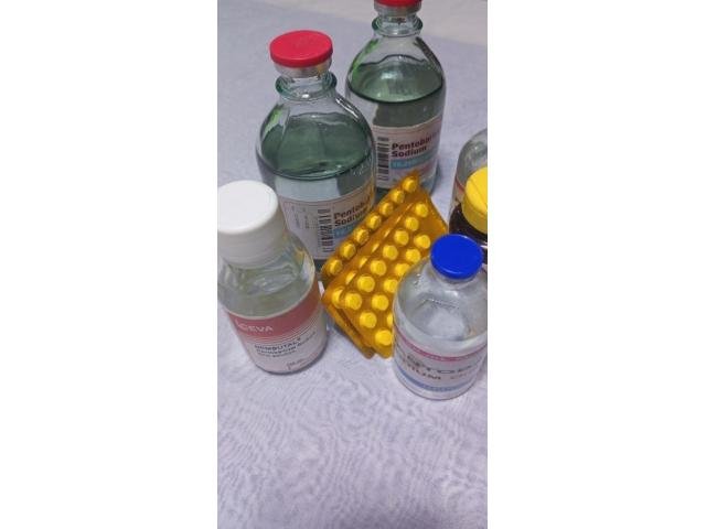 cianeto, Nembutal, opióides, Farxiga, Botox, Trazodona, Fentanil, Metadona