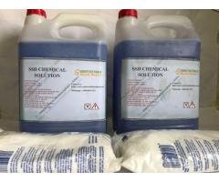SSD Solução Química e pó ativador para Limpeza de notas