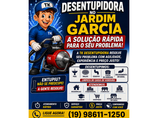Desentupimento e Limpeza de Caixa de Gordura no Jardim Garcia