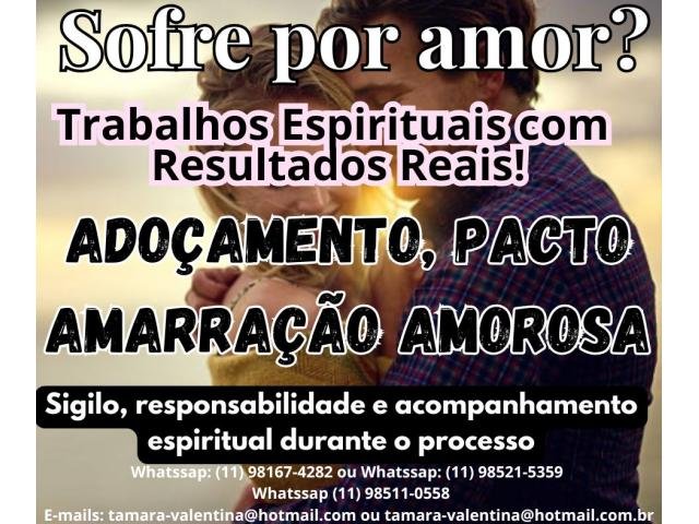 Ajuda com amarração amorosa e trabalhos espirituais - resultados garantidos - tratamento espiritual