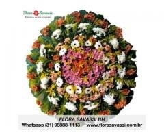 Coroa de flores Nova Serrana floricultura entrega coroa de flores fúnebres velório cemitério