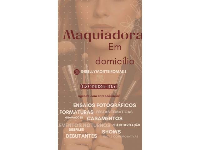 Maquiadora a domicílio em Maceió