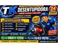 Desentupidora em Campinas - Soluções Rápida para Entupimento Chame TK Desentupidora