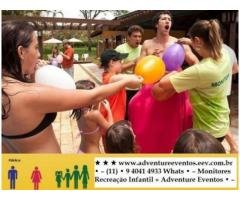 Monitores Recreação Animação Festa Infantil SBC