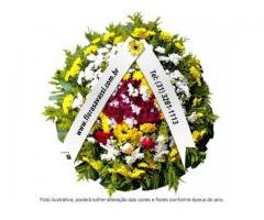 Coroa de flores em Cachoeira do Campo, Caetanópolis, Caeté, Mariana, Queluzito, Bonfim FLORA