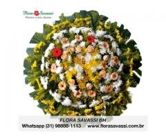 Coroa de flores em Capim Branco, Caranaíba, Morro Vermelho, Miguel Brunier, Moeda, Antunes FLORA
