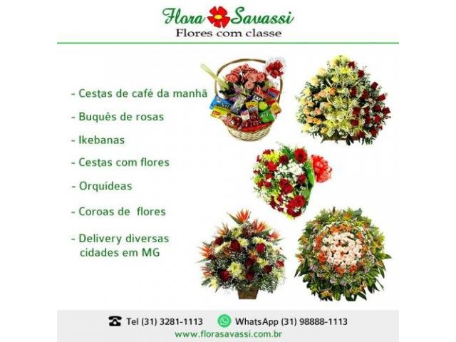Floricultura Condomínio Lagoa Santa MG cesta de café, Buquês de Flores, arranjos LOJA