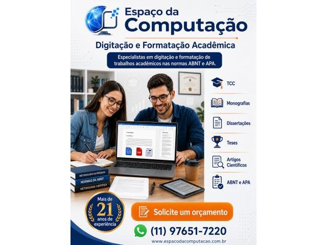 Formatação de Trabalhos Acadêmicos | ABNT, APA e Normas da sua Instituição