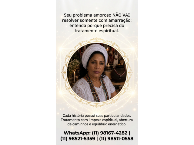 Mais de 20 Anos Transformando Vidas Amorosas: Tratamento Espiritual Único e Individual