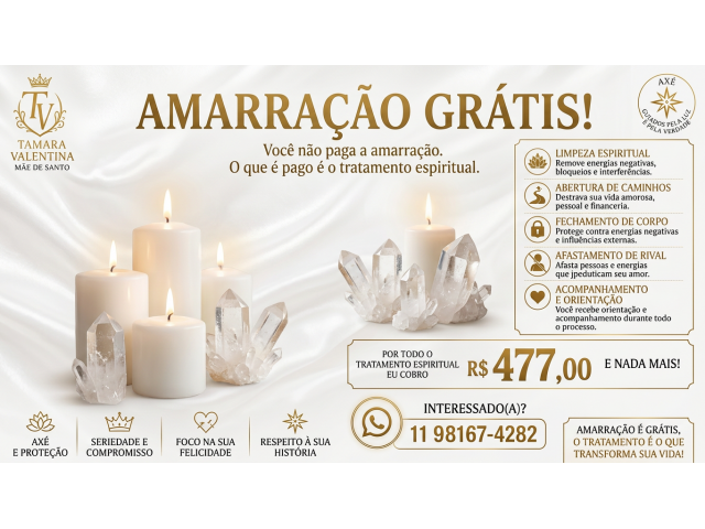 Trabalhos espirituais e de amarração amorosa - resultados garantidos - tratamento espiritual
