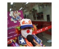 palhaços eventos esportivos  e animação porta de lojas