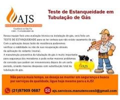 Teste de Estanqueidade em Tubulação de Gás