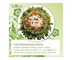 Ribeirão das Neves  MG Floricultura entrega coroa de flores cemitérios velório FLORA SAVASSI