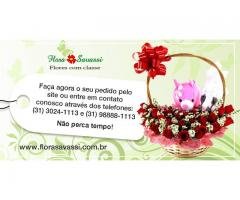 Floricultura Betim, Entrega de flores Floricultura online, Buquet de Rosas Vermelhas em Betim FLORA