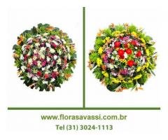 Cemitério da Saudade BH Flora Floricultura BH entrega coroa de flores Velório da Saudade BH COROAS