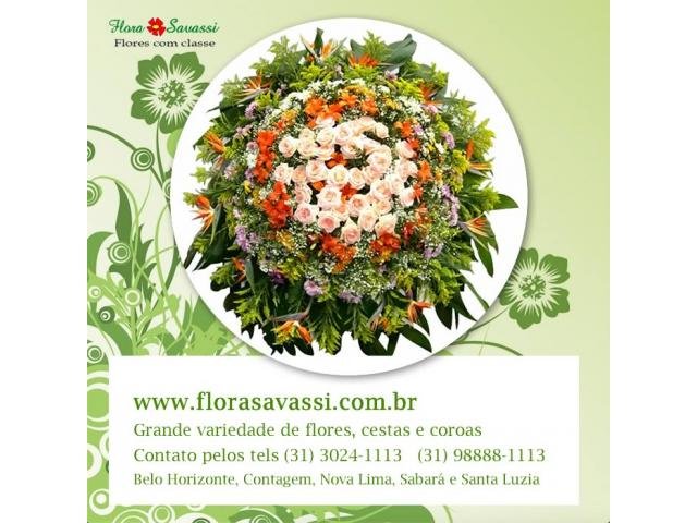 Bosque da Esperança Floricultura BH entrega coroa de flores cemitério Bosque da Esperança BH COROA