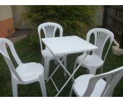 LOCAÇÃO DE MESAS E CADEIRAS OMBRELONE DE 5 m DE DIAMETRO GUADA SOL