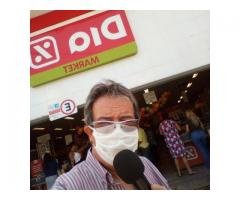 animação de loja com locução e  personagem