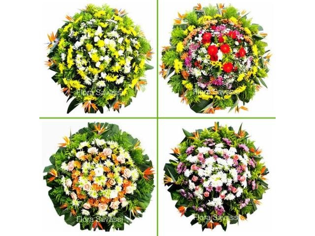 Floricultura entrega coroa de flores cemitério  São José dos Salgado, São Sebastião do Oeste FLORA