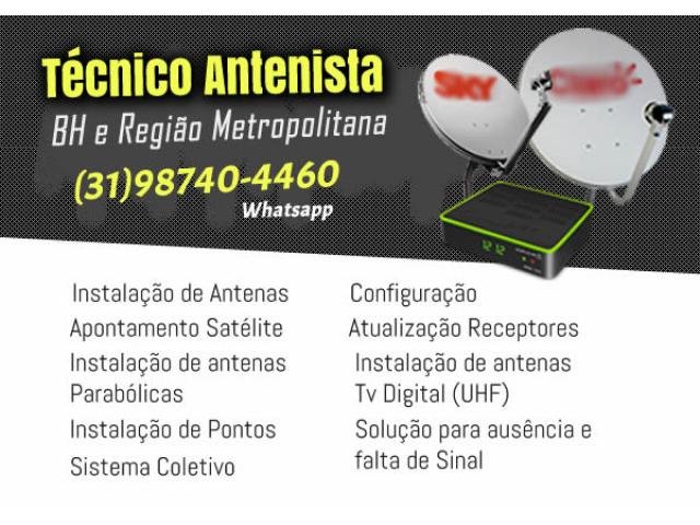 Técnico Antenista BH e Região