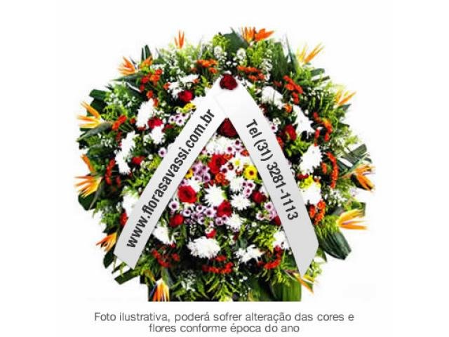 Coroa de flores cemitério Esmeraldas coroas velório em  arranjos fúnebres floricultura