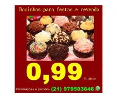 Docinhos, bolos, trufas, cones, kit festa são gonçalo