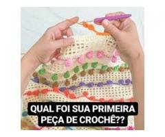 Indico curso crochê feito a mão