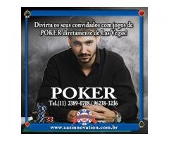Faça a sua festa brilhar com Mesas oficiais de jogos de Cassino para a sua Festa!
