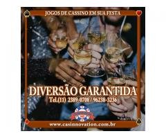 Contrate a Casinnovation para ter jogos de cassino em seu Evento!